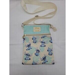 Loungefly Disney Lilo & Stitch Palm Leaves Passport Crossbody Bag 9x7